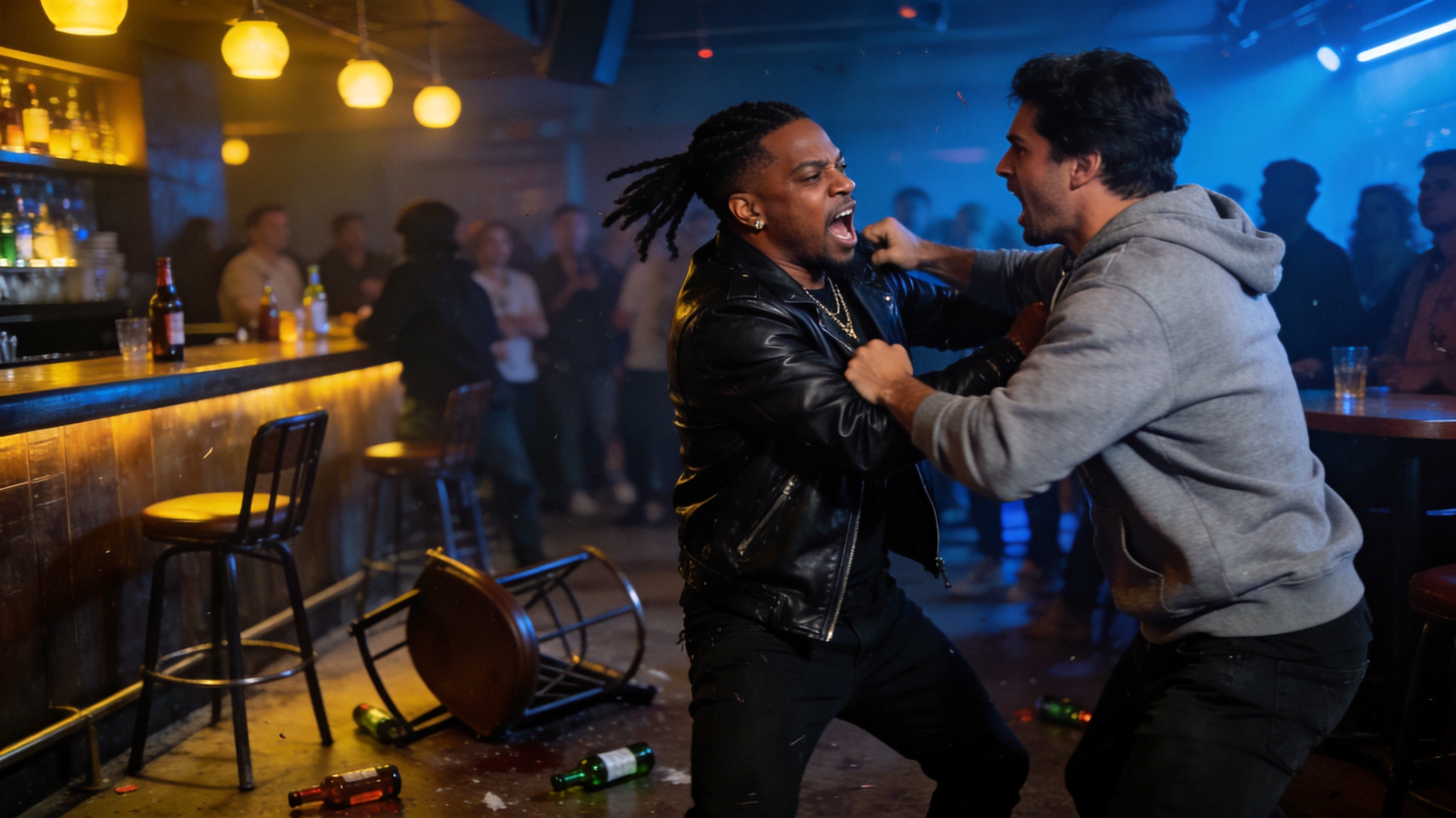 酒吧斗殴视频证据